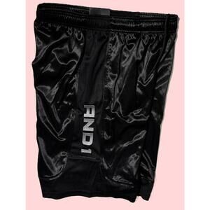 AND1 Black All Court Basketball Gym Training Shorts Men's Size S NWT! NEW!